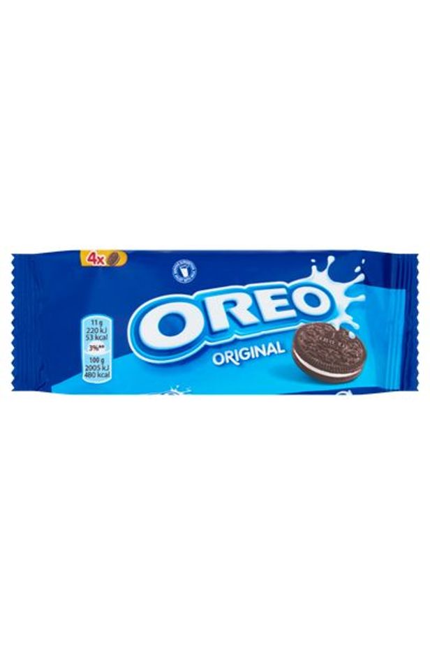 Cocoa biscuits filled with Oreo Original vanilla flavored cream 44 g