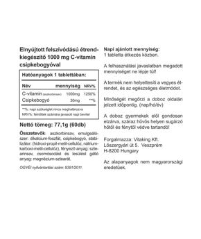 Vitamin C TR 1000mg - 60