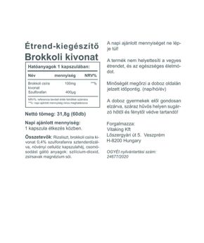 Broccoli Extract 100mg - 60