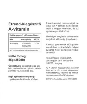Vitamin A 10000NE - 250