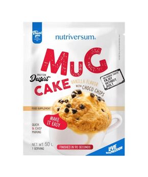Dessert Mugcake - vaníliás- csoki darabokkal