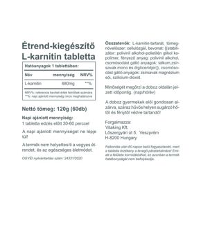 L-Carnitine 680mg - 60