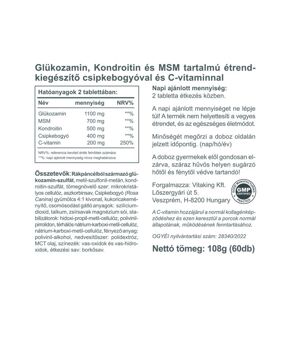 Joint Formula Glucosamine + Chondroitin + MSM - 60