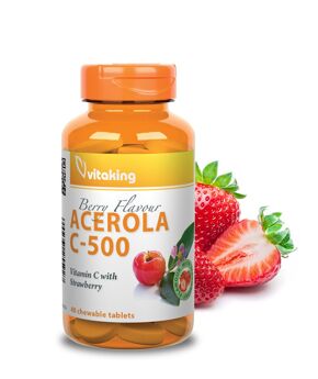 Acerola C-500 in Strawberry Flavor