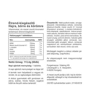 Hair, Skin, Nail Complex - 60